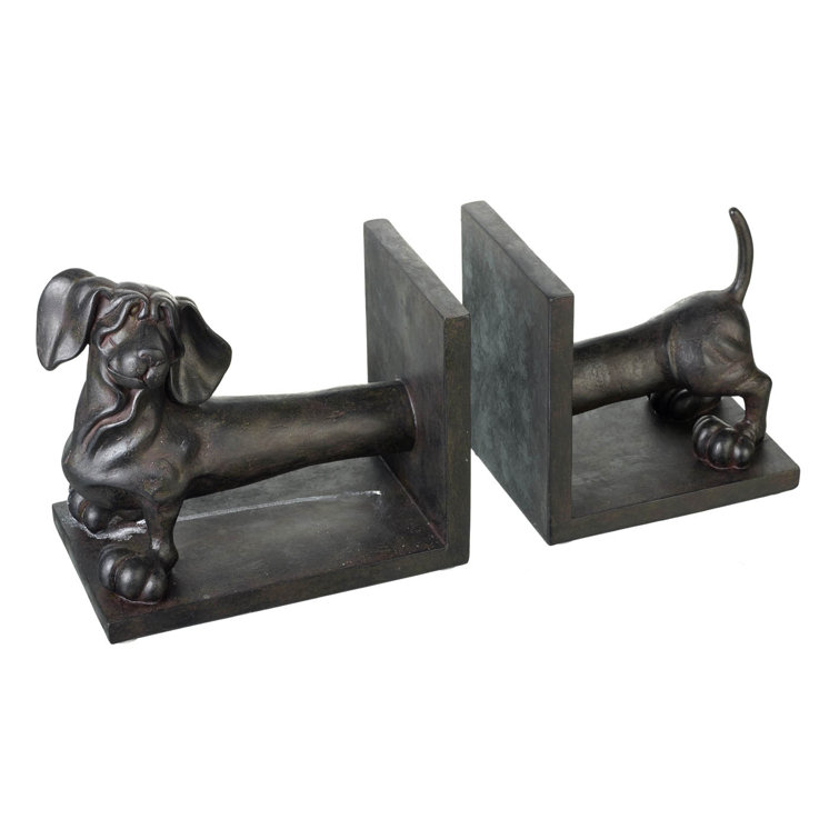 Borough Wharf Sausage Dog Bookends Wayfair.co.uk